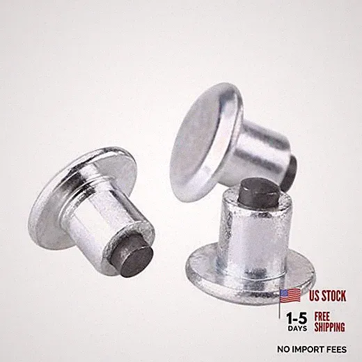 100pcs 6.5mm/0.26" Anti-Slip Snow Screw Stud - Tyre Snow Chains Tire Spikes