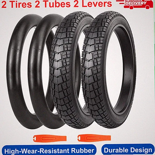 2 Pack 26 x 4.0 Fat Tire For Ebike, Mountain Bike, Tricycle, For Snow Mud Gravel
