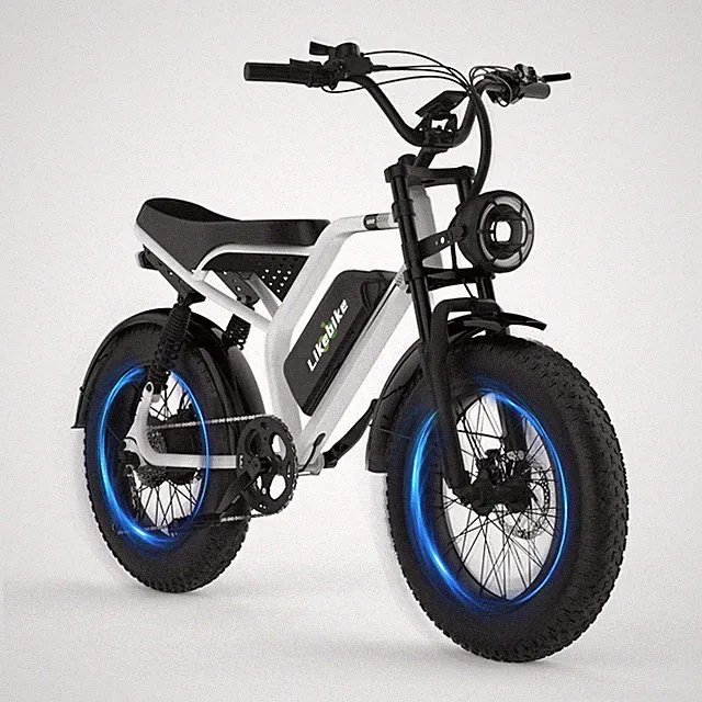 20'' Electric Bike Fat Tires ebike 48V 20Ah 32mph E-Mountain bike Adults Bicycle