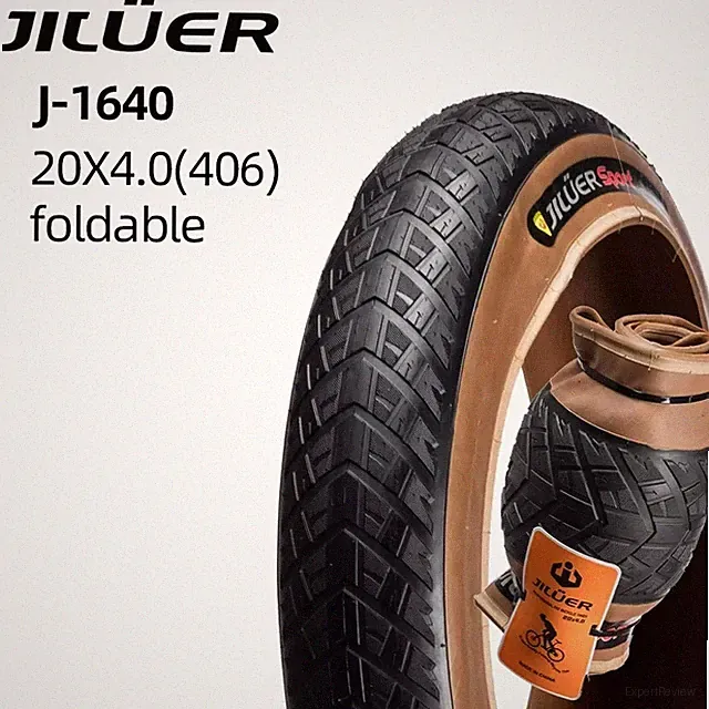 20x4.0“ Folding Fat Tire 60 TPI Anti-Puncture - Jiluer Tire - Snow Beach E-Bike