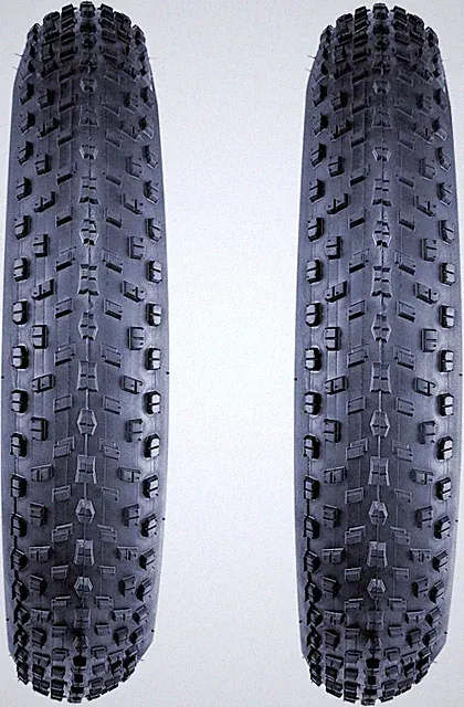 2pcs Bike Fat Tire Mountain Bikes Snow Bike MTB E-Bike Thicker Foldable 20x4.0
