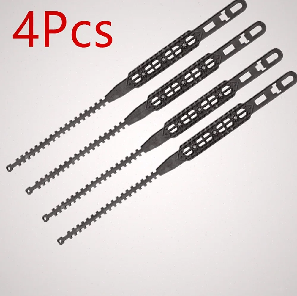 4Pcs Black Anti-Skid Chain Motorcycles Bicycles Wheels Tire Non-slip Snow Chains