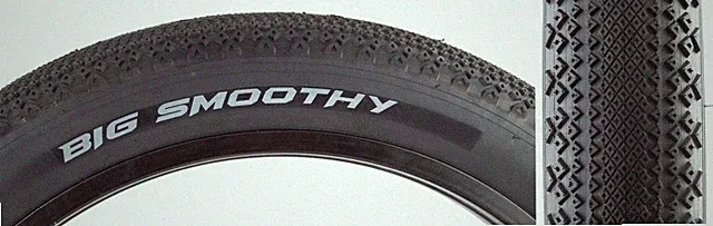 Arisun Big Smoothy 26x4.0 Fat Tire with Diamond Pattern, Gravel & Snow Traction