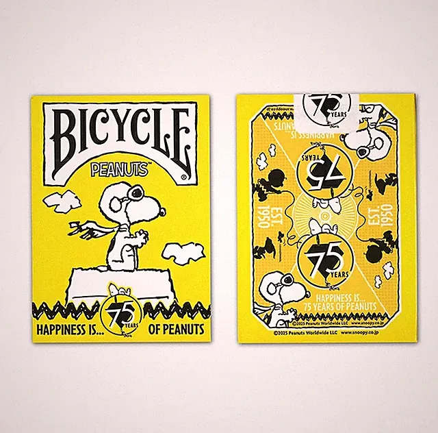 Bicycle PEANUTS 75th Anniversary Playing Cards Snoopy Limited Deck Japan