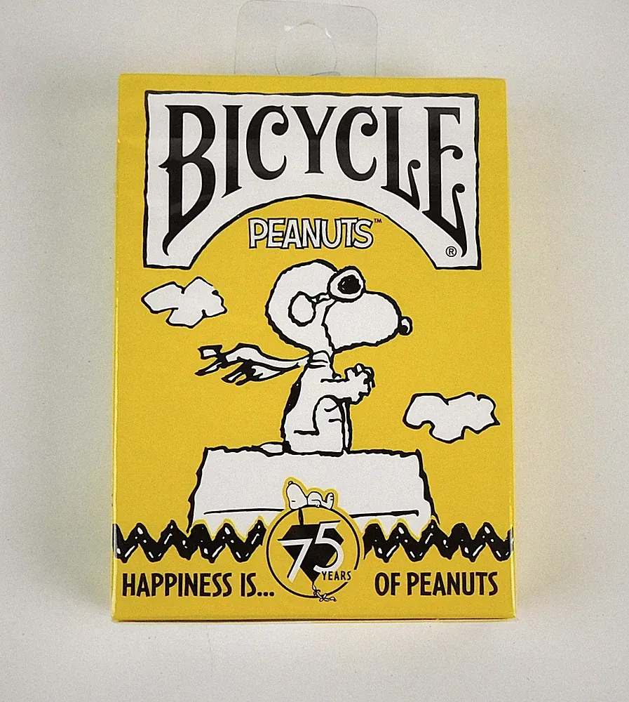 bicycle playing cards snoopy