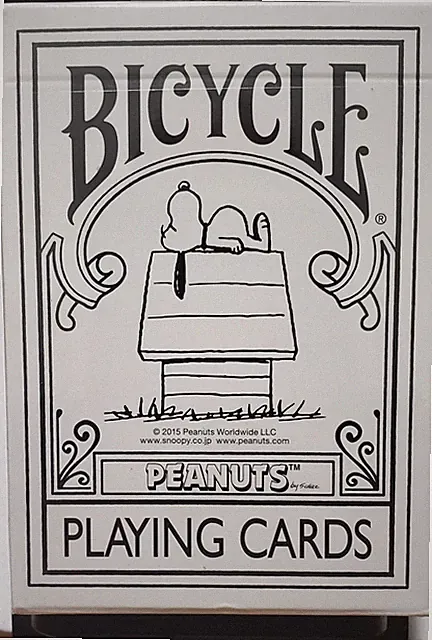 Bicycle Peanuts Playing Cards Red & Black