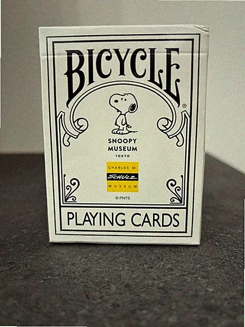 Bicycle Snoopy Museum Playing Cards