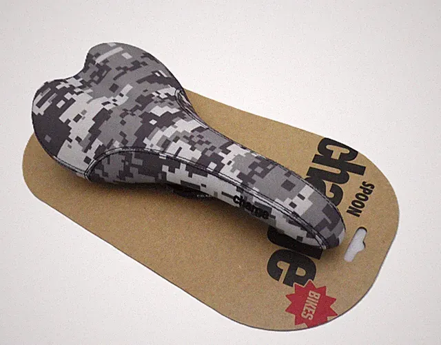 Charge Bikes Spoon saddle, CrMo - Digi Snow Camo