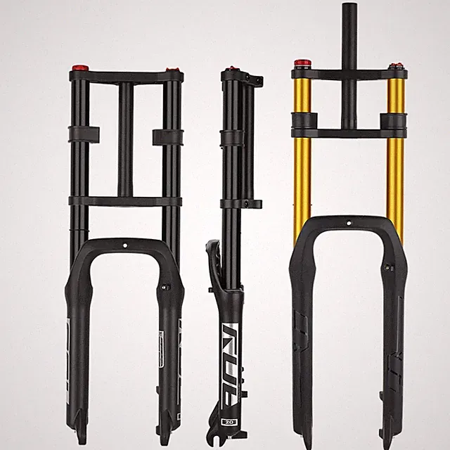 Double Shoulder Snow Fat Bike Air Supension Fork 20/26in MTB E-bike Front Fork
