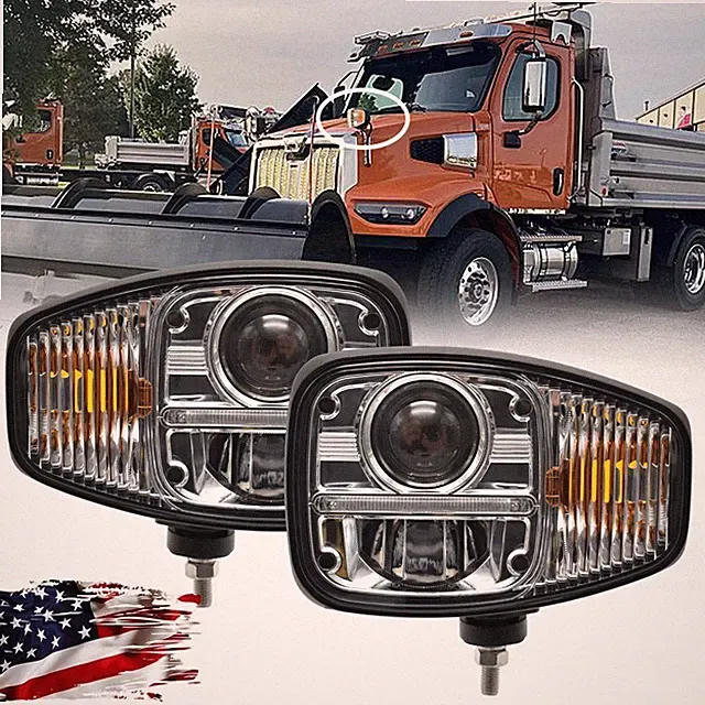 For Western Star 4700 SF 47X 3200 SA Replacement LED Snow Plow trucks Light Kits