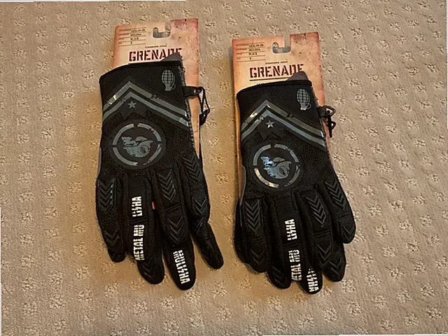 Grenade Gloves Metal Muslisha MX / BMX / Snow Danny Kass Brian Deegan MENS SM.