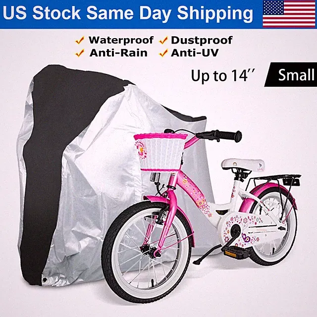 Heavy Duty Waterproof Bicycle Cover Bike Sun Rain Snow Dustproof UV Cover Size S