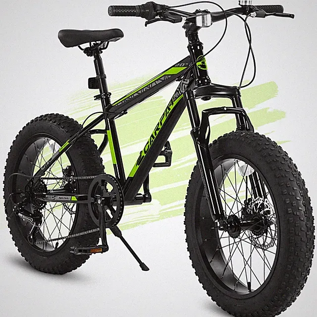 Kids Teenager Bike 20 Inch Wheels, 4" Wide Fat Tire Snow Mountain Bike Bicycles