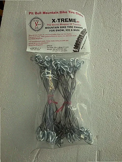 Pit Bull X-Treme Mountain Bike Tire Chains 26" 1.95-2.1"