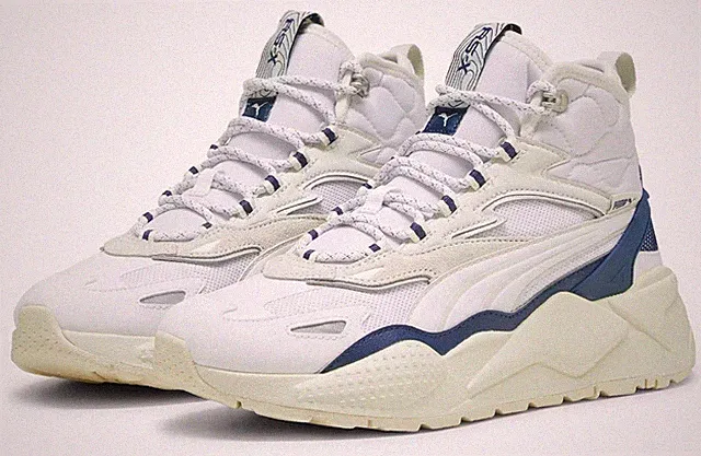 PUMA RS-X Hi Top Sneaker Boot ALPINE SNOW 392718 04 Men's Shoe Size 12