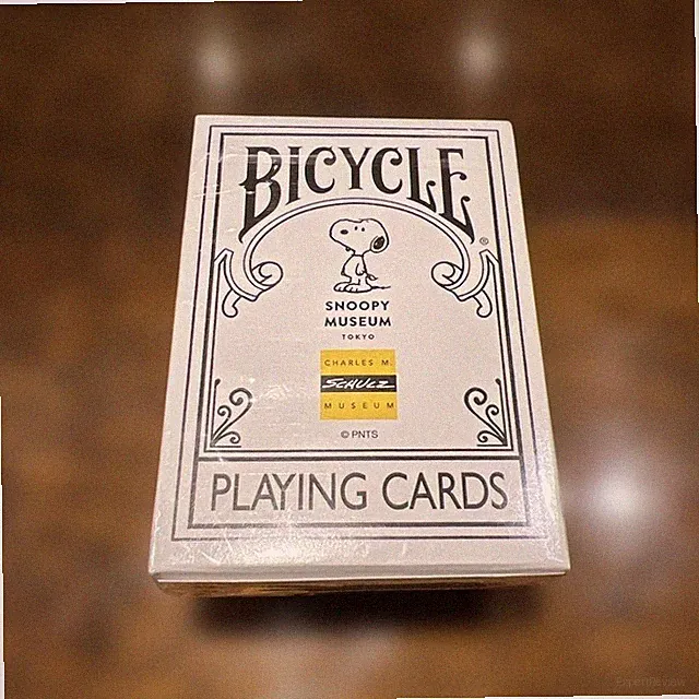 Snoopy Museum Bicycle Playing Cards