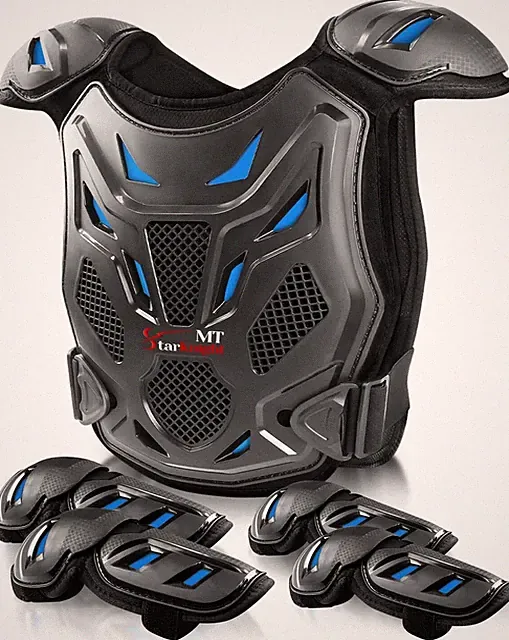StarknightMT Kids Boys Dirt Bike Gear Skiing Snowing Chest Armor Christmas Gifts