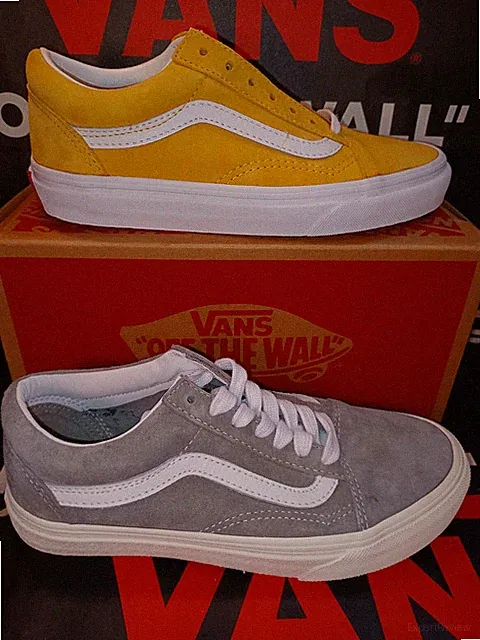 Vans Old Skool Pig Suede Drizzle/Snow White Mango Mojito True White