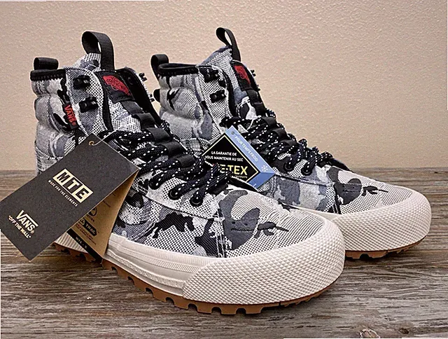 VANS Sk8-Hi GORE-TEX MTE-3 Insulated Waterproof Camo Shoes Size 4.5 / Wmn's 6