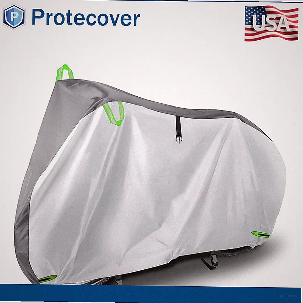 Waterproof Bicycle Cover Outdoor Rain Sun Snow Dustproof UV Protector Grey